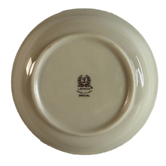 Vintage Lenox Special 5 3/8" Dessert Bowl Holly & Berries Christmas - Picture 2 of 3